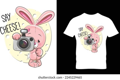 Say cheese t shirt design