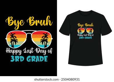 Say goodbye to Second grade and hello to 2th Grade with this fun and stylish Tee! Perfect for celebrating the end of the school year and the start of summer, Funny Summer Break End Of School Year Tee.