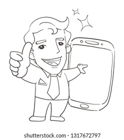 Say hello cartoon