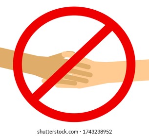 Say hello. Don't hold hands with a white background illustration.
