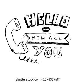 say hello for everyone doodle