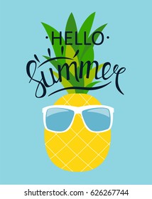 Say Hello to Summer Natural Background Vector Illustration EPS10