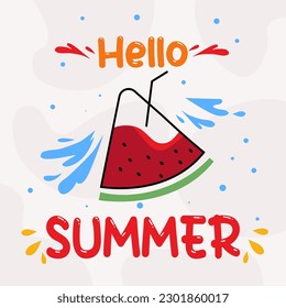 Say Hello to Summer. Hello summer. welcome summer. summer greetings.