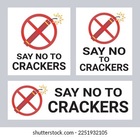 Say No to Crackers Poster Collection 3d