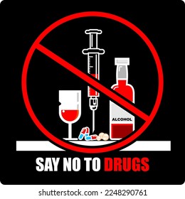 Say No To Drugs, Poster and Banner