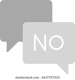 Say No Icon Symbol Art Sign