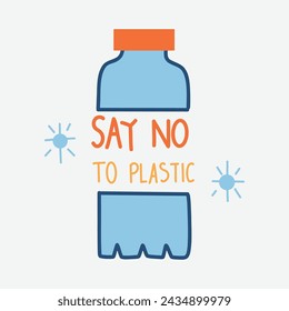 Say No to Plastic Clipart