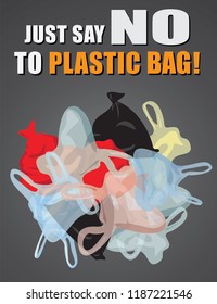 say no to use plastic bag