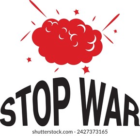 Say Now war Vector Poster Text Slogan Stop War Poster No War Stock Illustration design, sticker