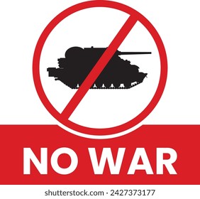 Say Now war Vector Poster Text Slogan Stop War Poster No War Stock Illustration design, sticker