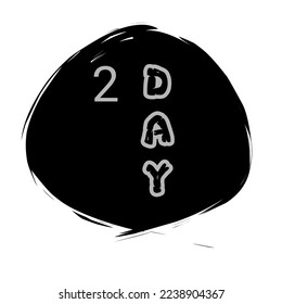 Say today, Sticker for social media content. Vector hand drawn illustration design. Bubble pop art comic style poster, t shirt, post card, video blog cover, sticker and emoji for social media. 