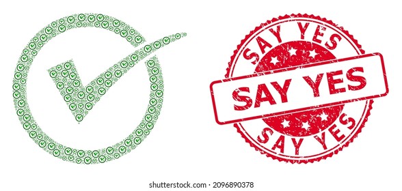 125 Say yes seal Images, Stock Photos & Vectors | Shutterstock