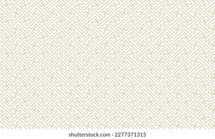 Saya shape Japanese pattern Traditional pattern Seamless pattern Vector illustration