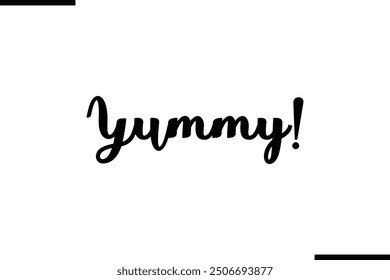 Diciendo Texto De Tipografía Con Estilo Delicioso!