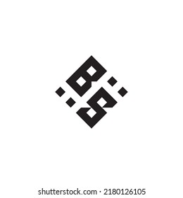 SB abstract geometric concept logo in high quality professional design that will be best for street style