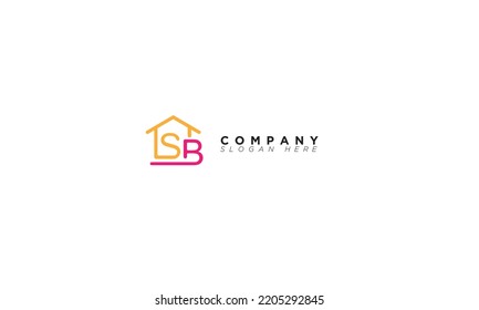SB Alphabet letters Initial Monogram Logo BS , S und B