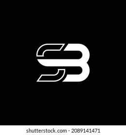 SB or BS abstract letter outstanding professional business awesome artistic branding company different colors illustration logo