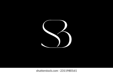 SB ,BS ,Abstract Letters Logo Monogram