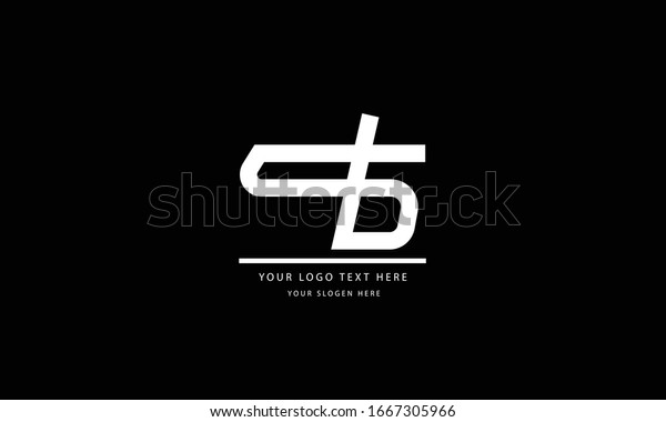 Sb Bs Abstract Vector Logo Monogram 스톡 벡터(로열티 프리) 1667305966