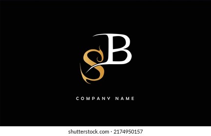 SB, BS Alphabets Letters Logo Monogram