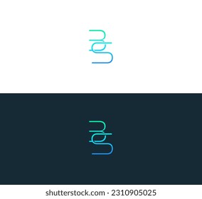 SB, BS Logo und Icon Designs.