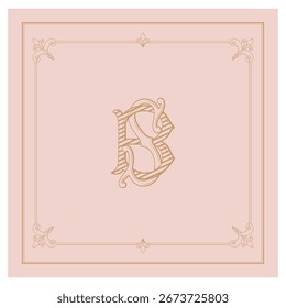 SB, BS, logotipo SB, Letra SB, Monograma SB, Logotipo para Casamento, monograma para Casamento, Monograma de Casamento, Logotipo de Casamento, Design de Logotipo, Monograma Vintage