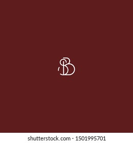 SB BS logo vector template icon with intricate detailing