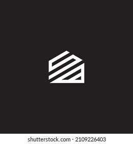 SB HOUSE LOGO DESIGN VECTOR