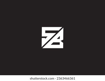 SB initial letter logo design and monogram logo