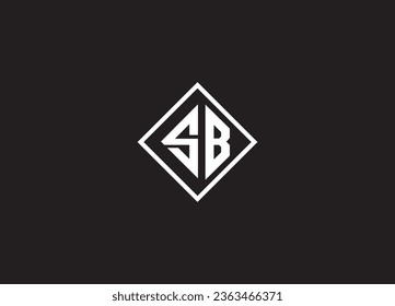 SB initial letter logo design and monogram logo