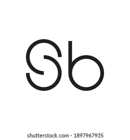 Sb Initial Letter Vector Logo