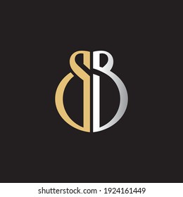 Sb Initial Logo Design Vector Icon Symbol Luxury