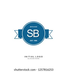 SB Initial logo template vector