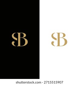 SB letter design logo icon concept