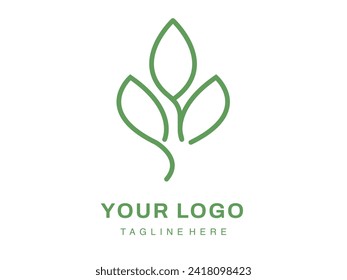 Leyenda SB logotipo inicial hoja verde 