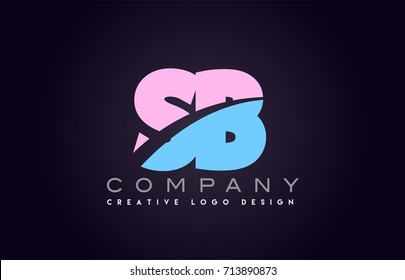 Sb Letter Logo Combination Alphabet Vector Stock Vector (Royalty Free ...