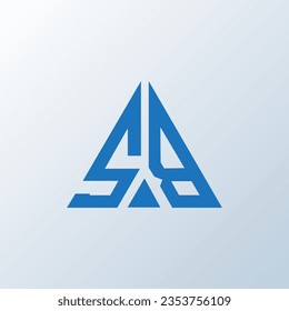 Diseño creativo del logotipo de la letra SB. Diseño único SB.
