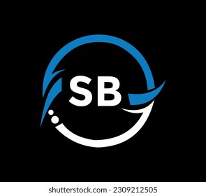 SB letter logo design with a circle shape. SB circle and cube shape logo design. SB monogram, business, real estate logo. SB Logo design with unique and simple design.