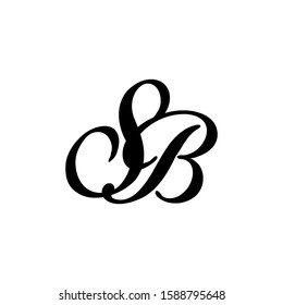 Sb Letter Logo Designsimple Symbol Design Stock Vector (Royalty Free ...