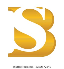 SB letter logo icon template 4