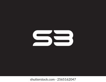 SB letter logo and initial logo design