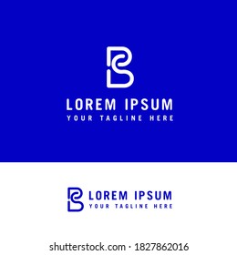 SB logo design - line art vector logo design concept template.