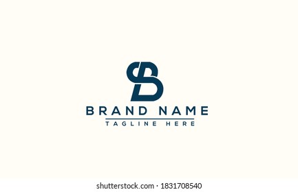 SB Logo Design Template Vector Graphic Branding Element.