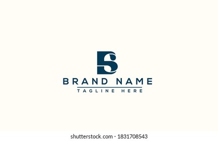 SB Logo Design Template Vector Graphic Branding Element.