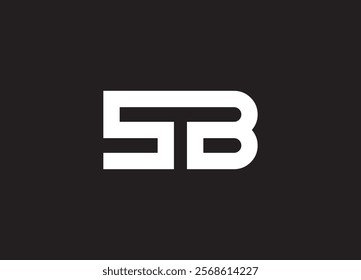 SB Logo Design Template Vector Graphic Branding Element.
