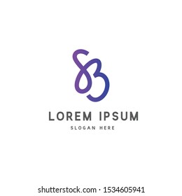 SB logo design vector template