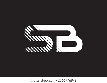 SB logo desing and monogram logo
