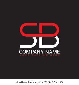 SB logo letter design on luxury background. BS logo monogram initials letter concept. SB icon logo design. BS elegant and Professional letter icon design on black background. B S SB BS