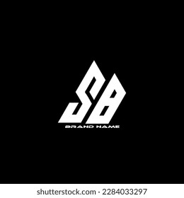 SB Monogram Logo Design Vector