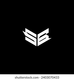 Soporte inicial del logotipo del emblema de SB Premium y concepto de diseño de juegos